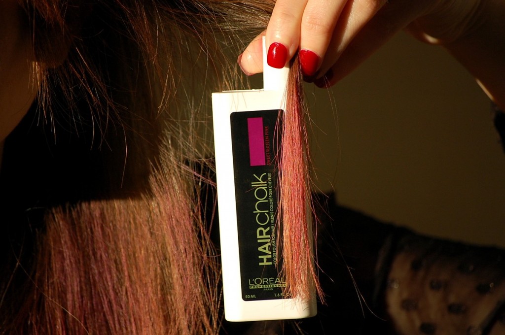 Hairchalk L'Oréal rose